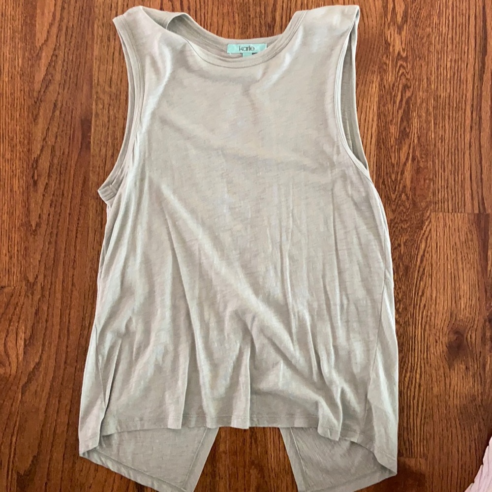 Karlie tank with open back